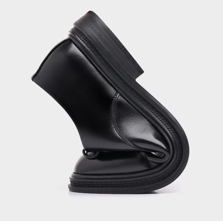 Men Leather Dress Shoes Classic Lace-up Casual Oxfords Shoes Modern Formal Business Comfortable Derby Shoes for Men3