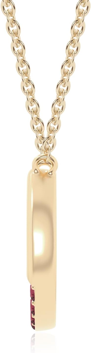 Natural Gemstone Horseshoe Pendant Necklaces for Women in Silver/18K Yellow/Rose Gold Vermeil, Birthstone Jewelry Gifts for Her Birthday, Anniversary, Christmas, Graduation - Image 4