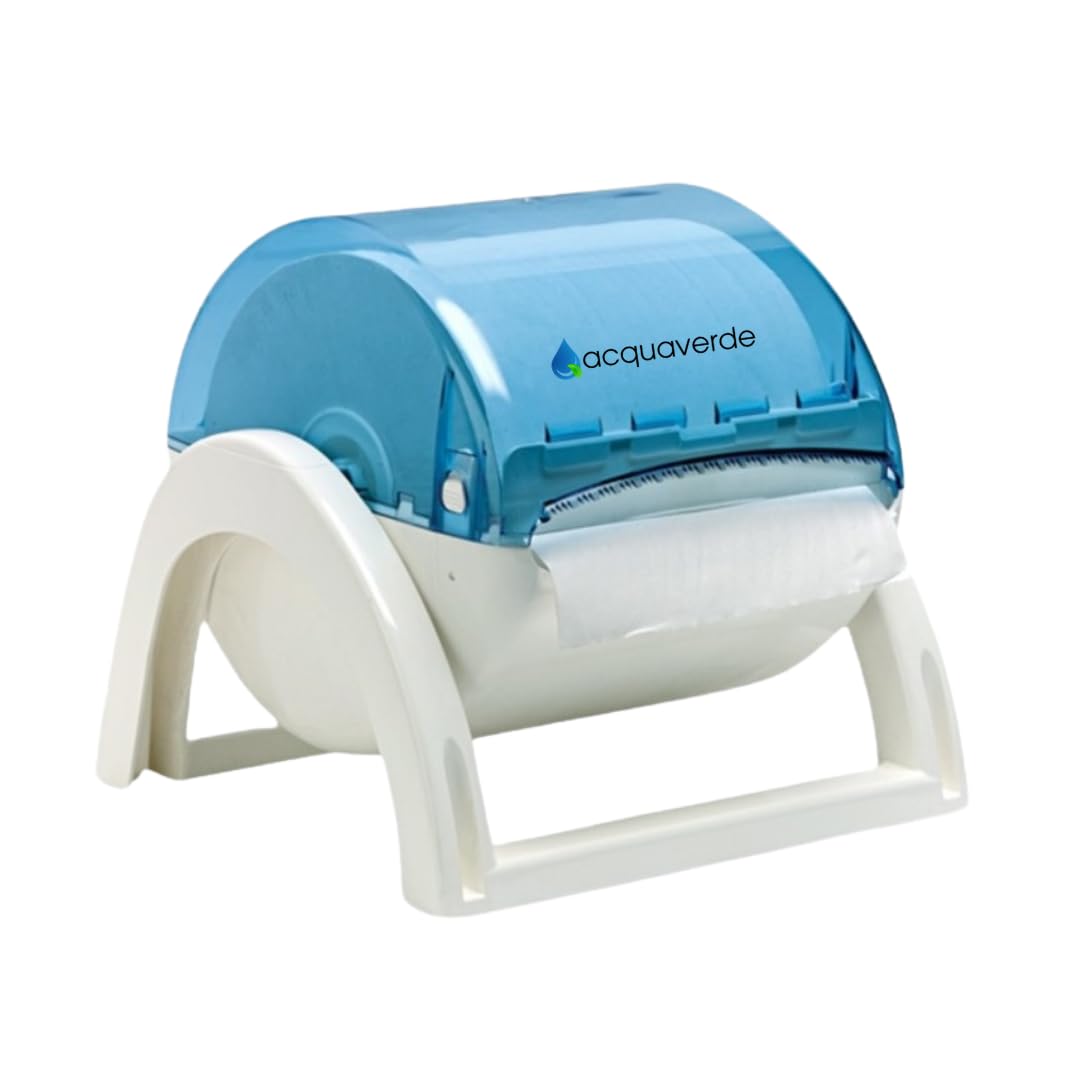 acquaverde | Dispenser Carta da Parete, HACCP, in Plastica ABS, cm 41x34,5x35 h | Portarotolo per Bobine da 29 cm – Uso Domestico ed Industriale