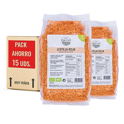 ECO SALIM - LENTEJA ROJA BIO PACK 15 UDS.