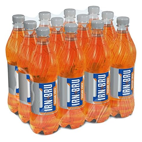 IRN-BRU Sugar Free Diet Fizzy Drinks 12 Pack 500ml Multipack Bottles Cover