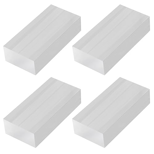 4 PCS 4 pulgadas, barras de aluminio, barra de aluminio cuadrada, stock de barra de aluminio, por GENHAKON