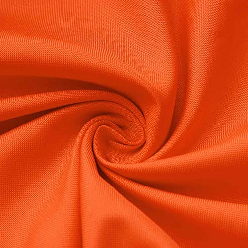 Voile d'ombrage orange 3x3x4m imperméable sans perçage