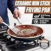 Gotham Steel Non Stick Frying Pan, 12.5” Ceramic Frying Pan Nonstick, Long Lasting Nonstick Cooking Pan, Egg Pan, Stay Cool Handle, Ultra-Durable, Stovetop Dishwasher & Oven Safe, 100% Toxin Free #1