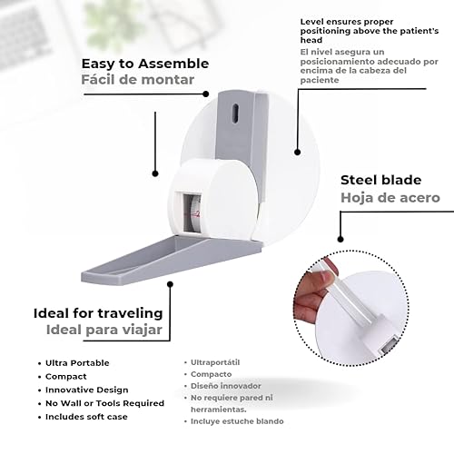 Miniatura 3 de AnthroFlex, estadiómetro con montaje de pared, con placa de pared AnthroFlex: 220 centímetros métricos (no tiene pies ni pulgadas)