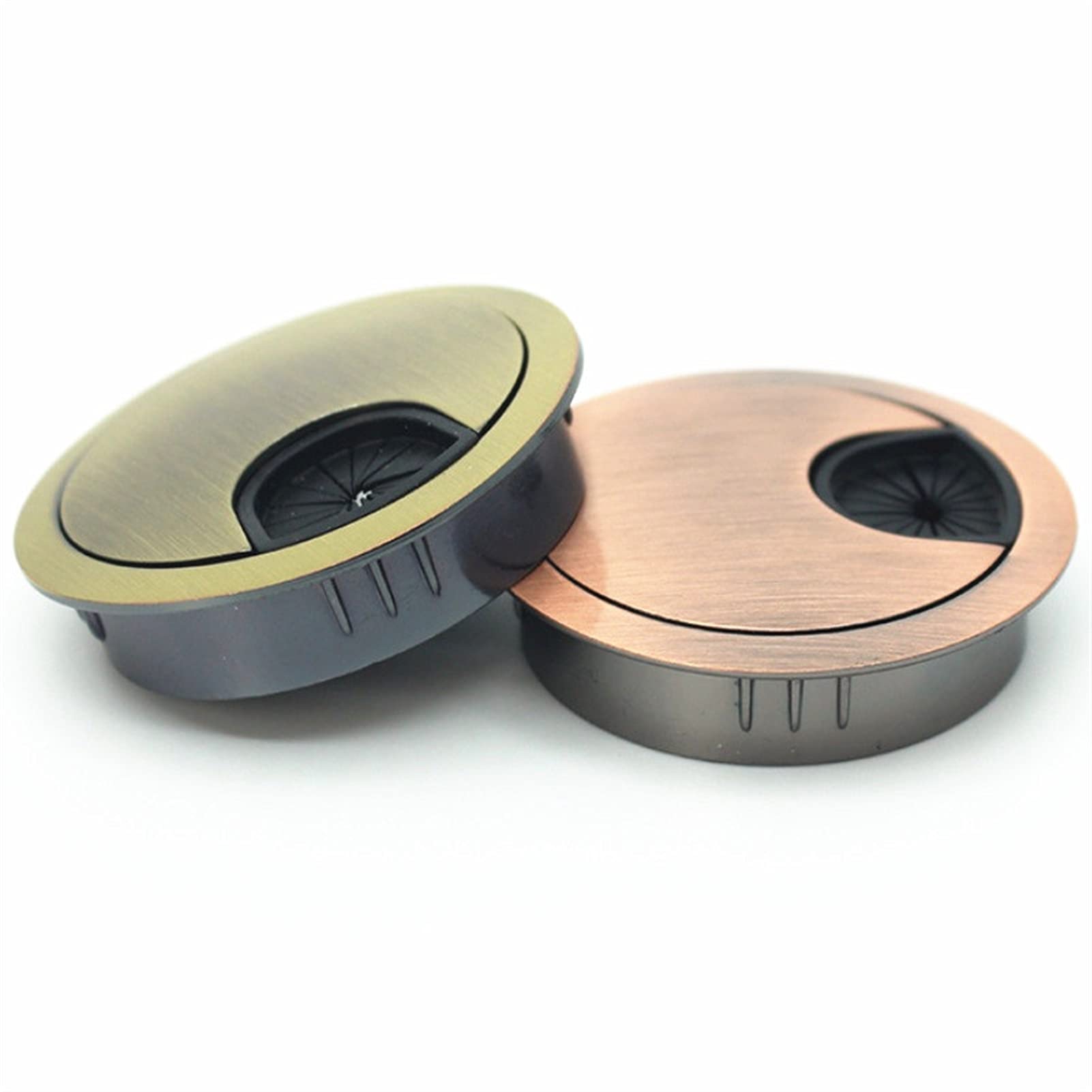 Pasacables Mesa,Pasacables De Escritorio 8pcs / pack Computer Organización de la tabla de la tabla de la tabla de la tabla de la mesa de la superficie del puerto de la superficie de la superficie de l