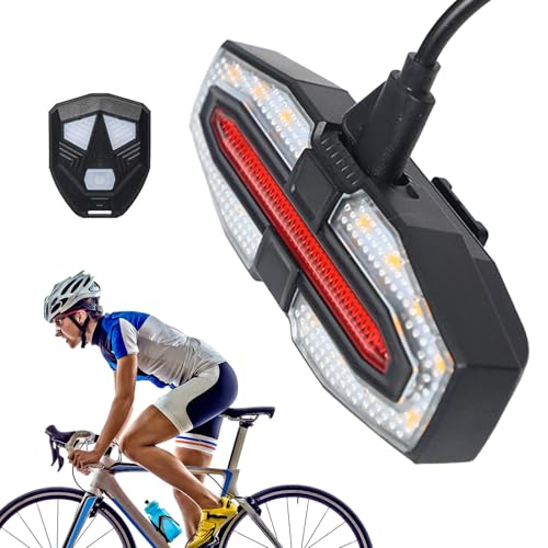 Nankoyal Fanale Posteriore Intelligente Ricaricabile | Indicatori di Direzione a Ricarica Rapida Impermeabili