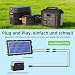 Solarstecker auf XT60 Adapterkabel 4 mm² Solarpanel Ladekabel XT60H-F Kompatibel für Ecoflow Delta/Pro/River Solargenerator Powerstation (5M)