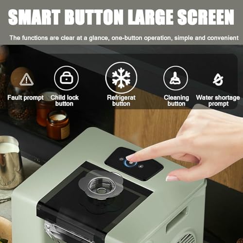 High-Efficiency Automatic Ice Maker, Self-Cleaning Shaved Ice Machine for Restaurants, Food Trucks & Events - Perfect for Commercial Use