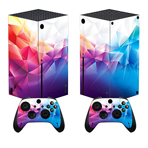 Stickers Xbox Series X protection vinyle autocollant manette console personnalisation prisme