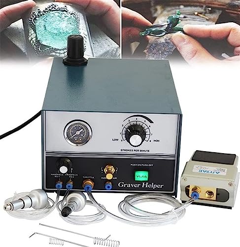 Máquina de grabado neumática para fabricación de joyas y engaste artesanal ZIJINGY