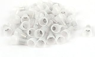 Aexit 50pcs 12-10AWG Terminals Closed End Cap Car Audio Crimp Terminal Wire Terminals Wire Connector