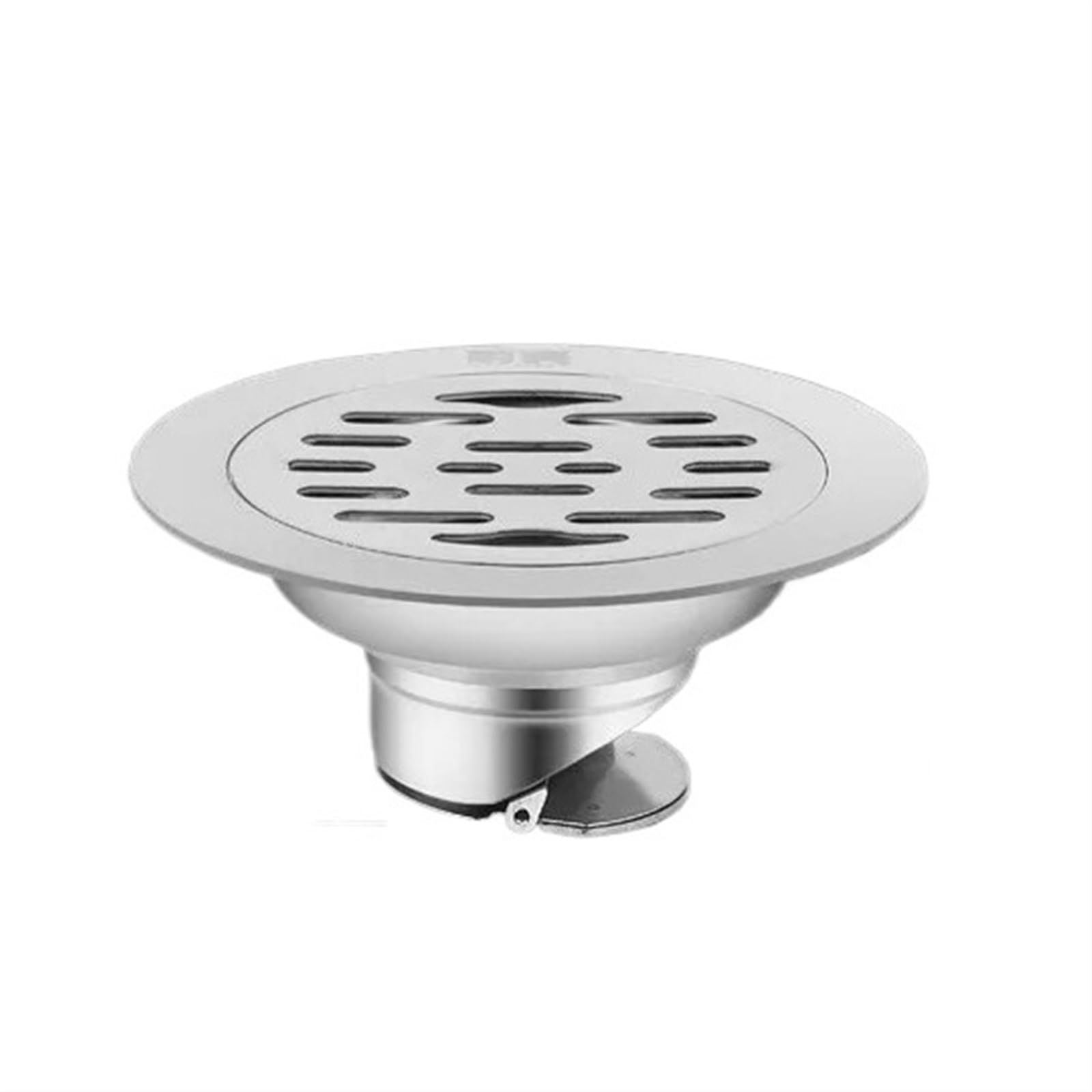 Floor Drain Stainless steel Floor Drains Shower Anti-odor Drainer Bathtub Ground Leakage Hair Catcher Kitchen Bathroom Hardware Accessories for Hair Waste Bathroom(12cm single)