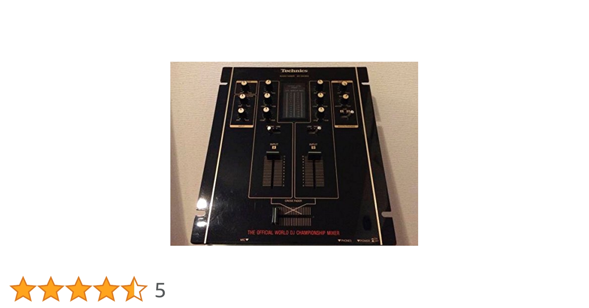 ふーTechnics SH-EX1200-K ブラック DJミキサー⋆⭐︎ Technics Sh-ex1200-k SH EX 1200 Black Color DMC Official