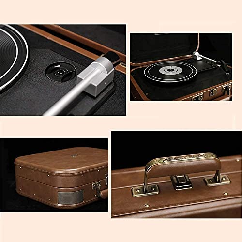 AURADO Tourne-Disque, Music Box Vintage Suitcase Turntable avec Bluetooth et USB-Classic Ledermaterial Style rétro pour… - Les Beatles, Paul McCartney, John Lennon, RIngo Starr, George Harrison AURADO Tourne-Disque, Music Box Vintage Suitcase Turntable avec Bluetooth et USB-Classic Ledermaterial Style rétro pour… – Image 5