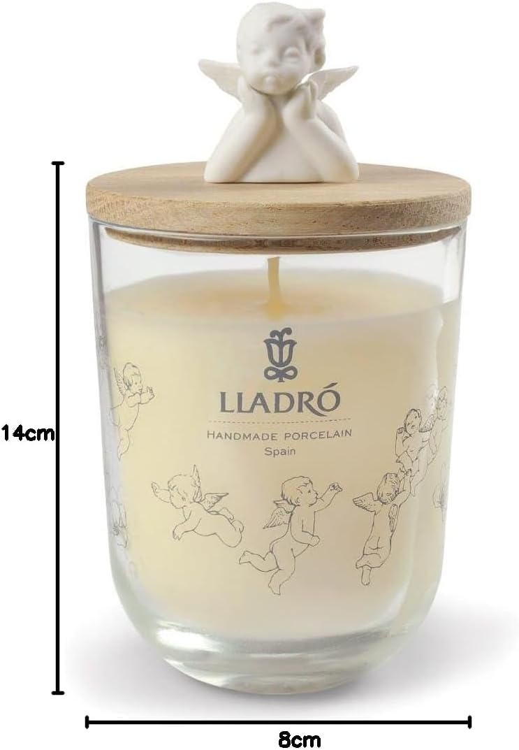 LLADRÓ Missing You Candle. Gardens of Valencia Scent. Porcelain Candle.