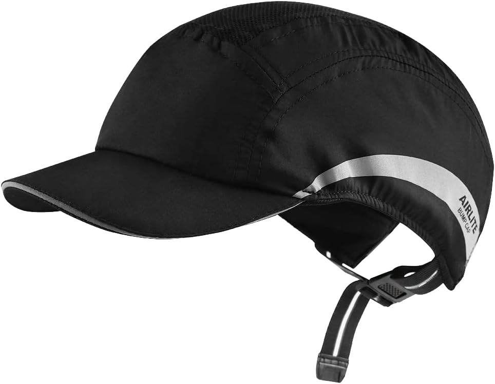 GREEN DEVIL AIRLITE Series Safety Bump Cap Super Lightweight Breathable Baseball Cap Style Head Protection Hard Hat for Men Women with Reflective Stripes