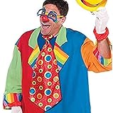 Amscan 841623 Clown Tie for Adults, Jumbo Size, 1 Piece
