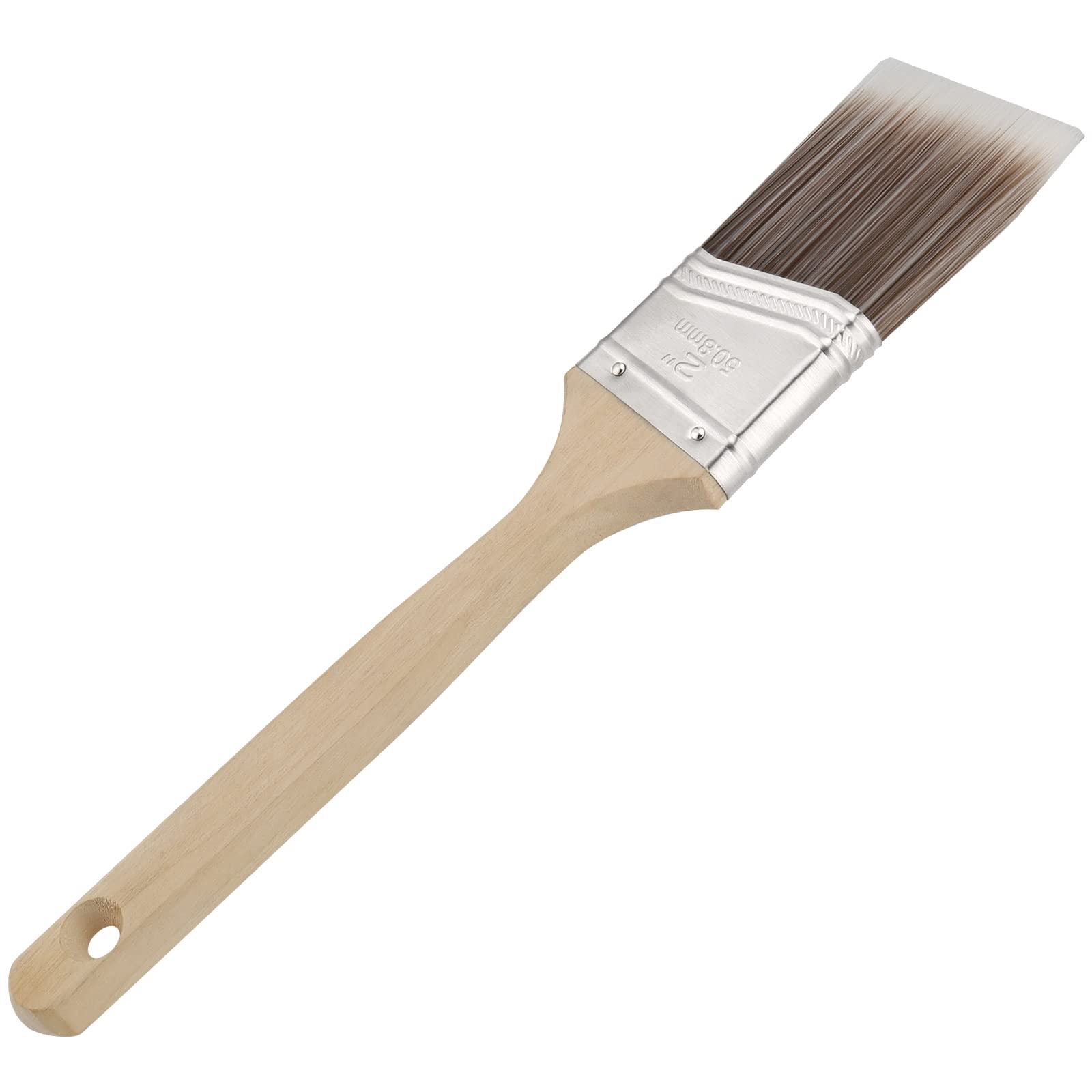 20 pennelli da 2 pollici, pennello angolare, pennelli per scheggiature, pennelli per pittura, acrilico, macchie, uso domestico ed esterno