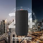 Monster S310 Haut-parleur Bluetooth, haut-parleurs Bluetooth portatifs, 30W L'appariement stéréo sans fil True livre un son dynamique, IPX5 Étanche, Bluetooth 5.2 Mic intégré, 24H, pour la famille Outdoor Black