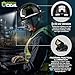 GREEN DEVIL Matrix Full Brim Hard Hat with Headlight Vented Construction Safety Helmet OSHA Approved Cascos De Construccion Work Hardhat for Men&Women