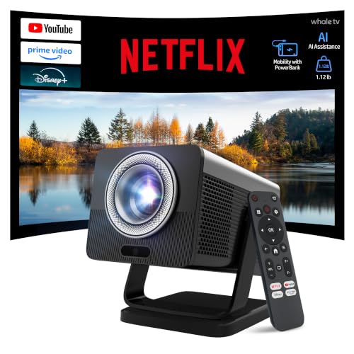 HP Projector with Netflix, USB-C Power Bank Compatible, 4K Supported MC450 - image 1