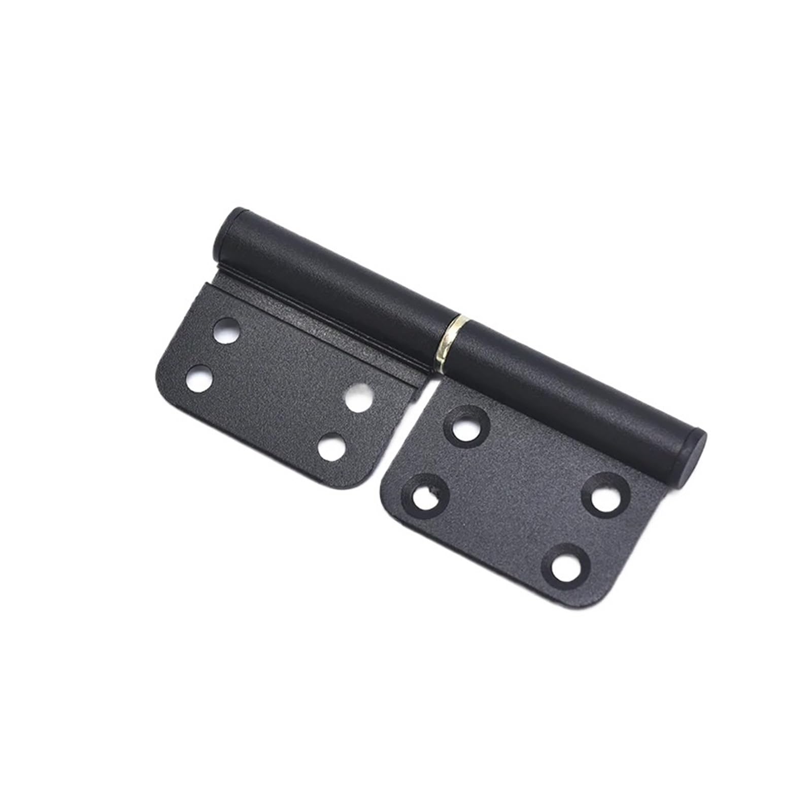 2/4PCS Flag Hinge Detachable 4 Inch Kitchen Hinges Removable(Black 2pcs)