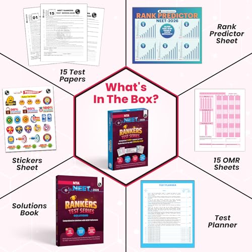 Image of PW NTA 15 NEET Rankers Test Series 2026 | Expert Verified & Curated | 15 NEET-Like Test Booklets, 15 OMR Sheets, Solution Booklet, Rank Predictor & Statewise Cutoff Guide | Neet Test Series 2026