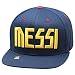 FC Barcelona Kid's Youth Snapback Hat Cap All Navy/Yellow "MESSI" soccer