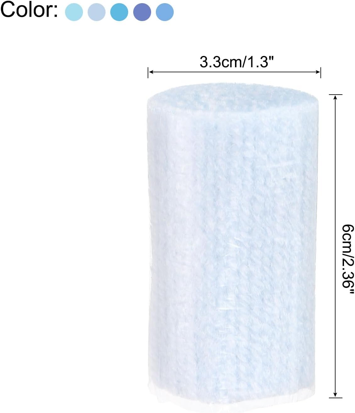 PATIKIL 10 Rolls Latch Hook Yarn, Latch Hook Kit,Blue Tone