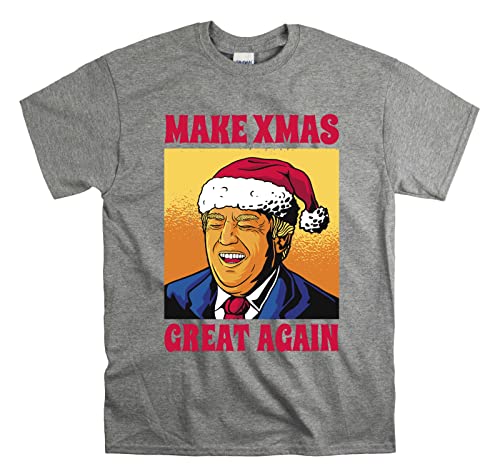 T-shirt Santas EX President USA gris XXL résistant au lavage coupe unisexe