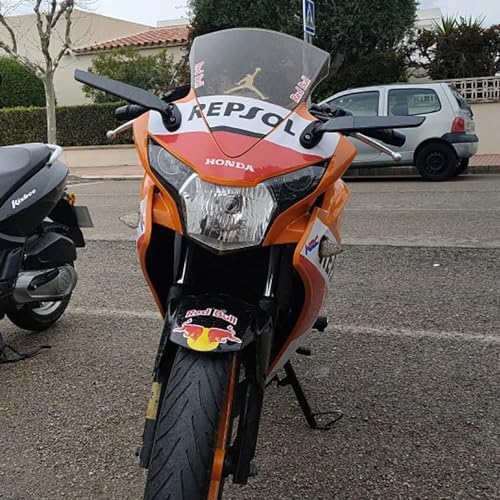 Universelle verstellbare drehbare Seitenspiegel für Suzukí Kawásaki Yamáha Hónda Aprília Ducáti (ohne Licht)