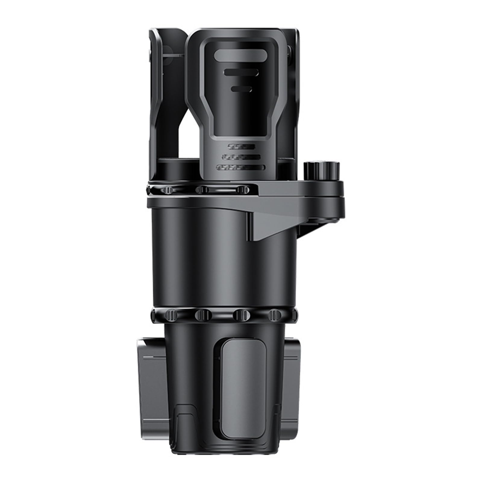 NIHUIFA Rotating Car Drink Holder Double Drink Stand Auto Drink Holder 2 in 1 Water Bottle Rack Vehicle Drink Stand ABS Holder