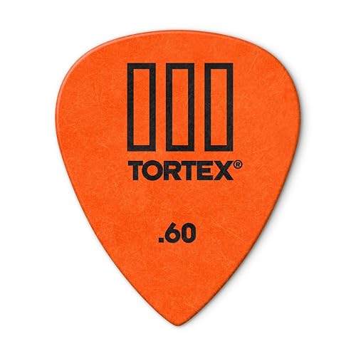 Dunlop Tortex® TIII, Orange, .60mm, 12/Player's Pack