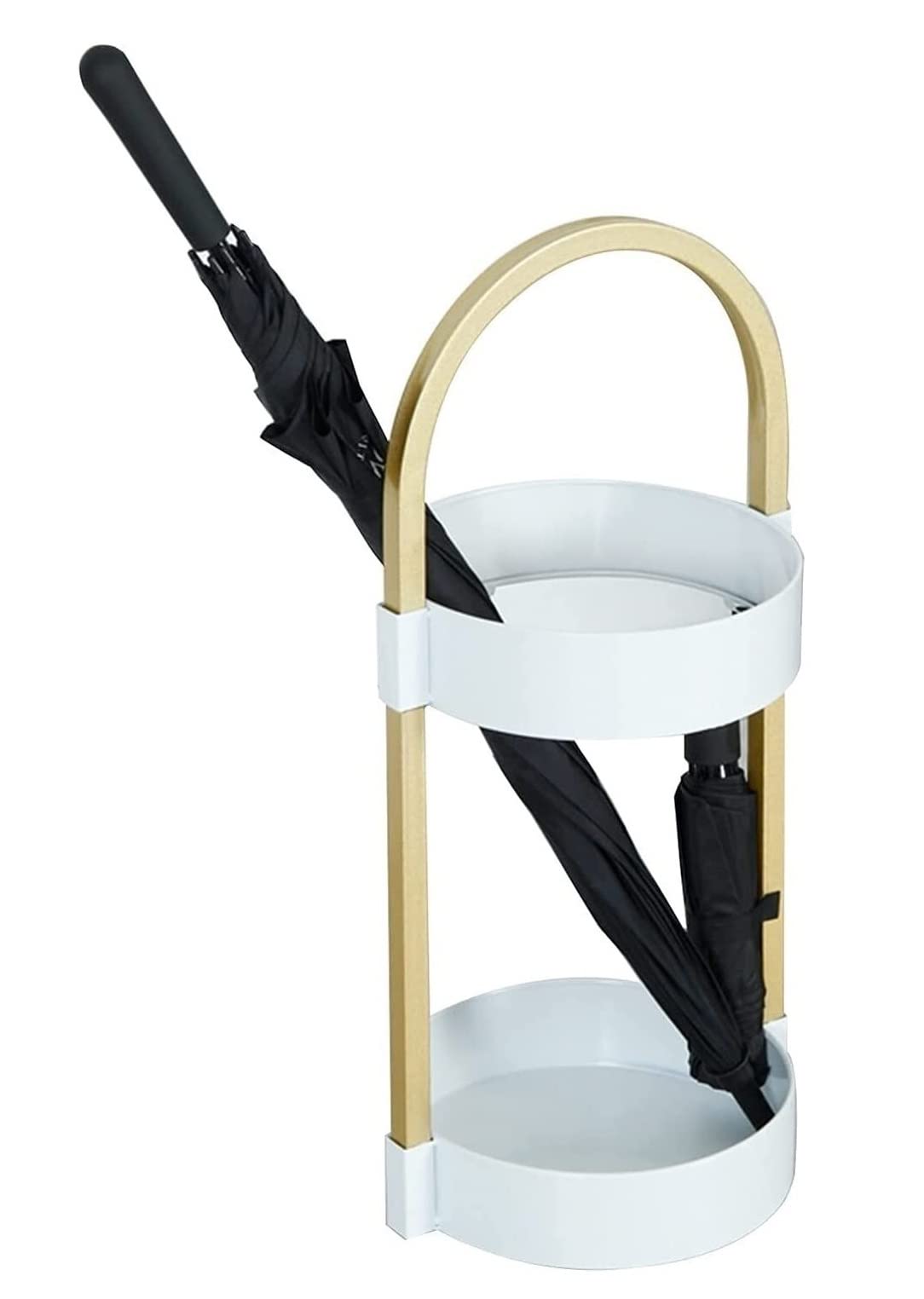 HYLYGFH Metal Umbrella Stand with 4 Hooks Wrought Iron Umbrella Holder Rack for Home Office or Hostel Umbrella nizer