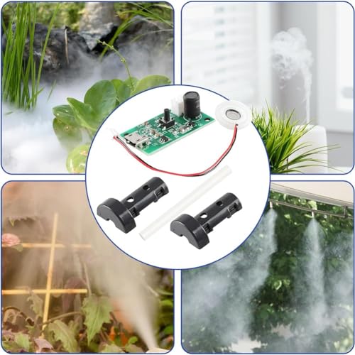 Miniatura 8 de Begchy Disco De Atomización Dc 5v Usb Humidificador Disco De Atomización Mirco Interface Mist Maker Con Interruptor De Sincronización Para El Hogar Diy