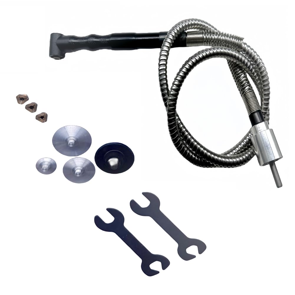 Ablenke Flexibler Welle 6 mm für Bohrer -Chuck 90 Grad Handstück+ Edelstahlwelle 1Set Mesin
