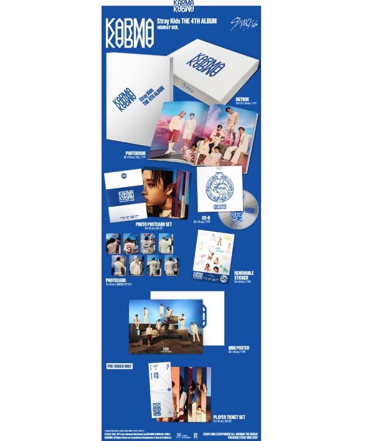SKZ) Stray Kids KARMA Album 2p Set (2Standard Albums) +