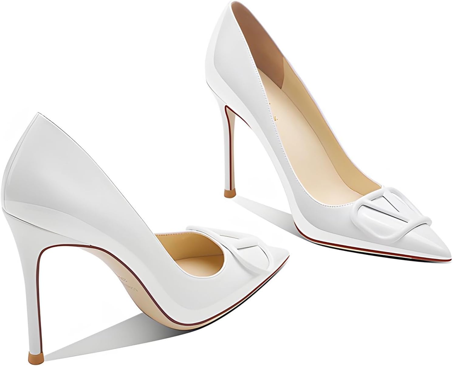 Women's 3.9IN Pointed Toe Stiletto Pumps Shoes Elegant High Heels for Party Wedding Banquet - Image 4