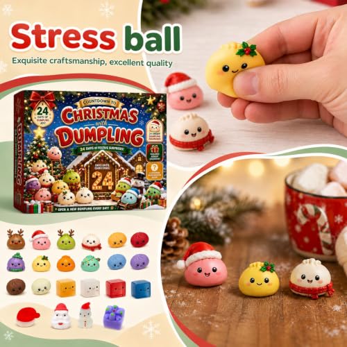 Advent Calendar 2026, Christmas 24 Day Mystery Countdown Squeeze Toys — photo 2