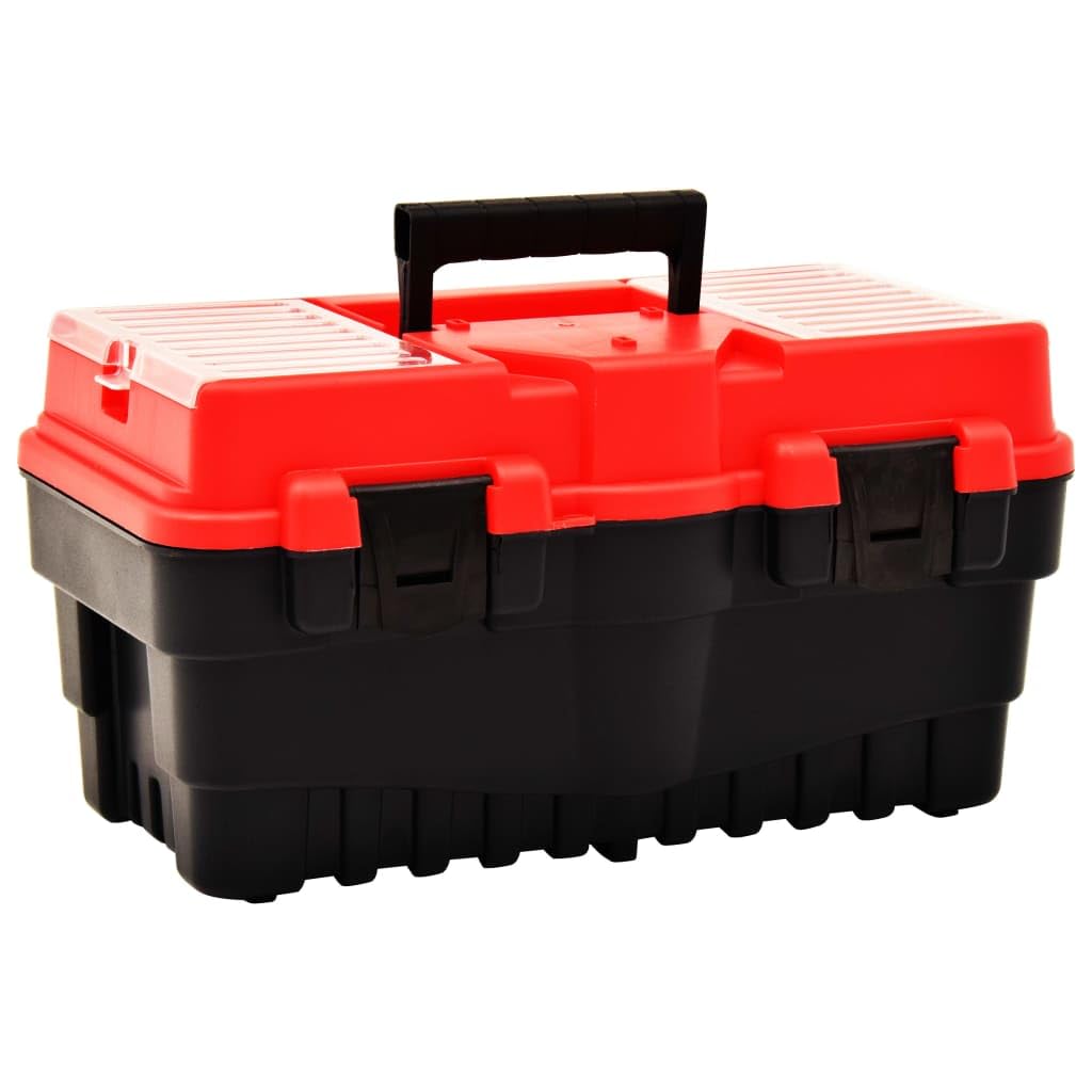 Cama de Herramientas, Carro De Herramientas, Organizador Herramientas, de plástico Rojo 462x256x242 mm