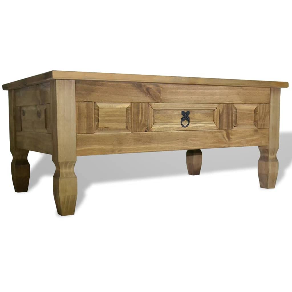 Coffee Table Mexican Pine Corona Range 100x60x45 cm Furniture Tables Accent Tables Coffee Tables