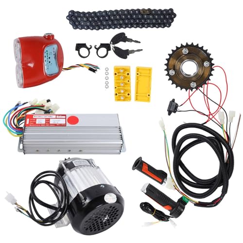 Brushless Motor KitE 48V 800W DC Brushless Motor Kit Electric Bike Tricycle Scooter DIY Motor Conversion Kit Can Stable Sensitiveon KitMotor Kit for Electric Bike Tricycle Scooter
