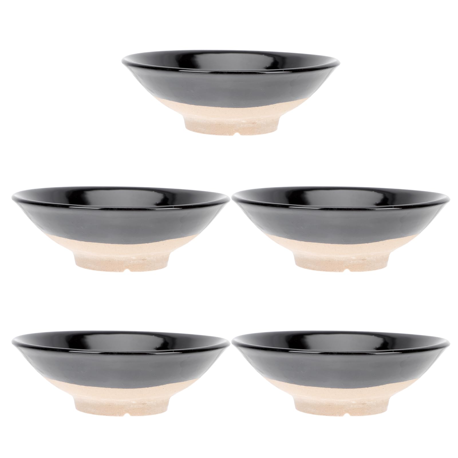 5 Szt. Sztuk Ceramicznych Miseczek Do Przypraw i Przechowywania Vintage Styl Zdrowe i Trwałe Naczynia Do Sosów i Dodatków Domu i Gastronomii