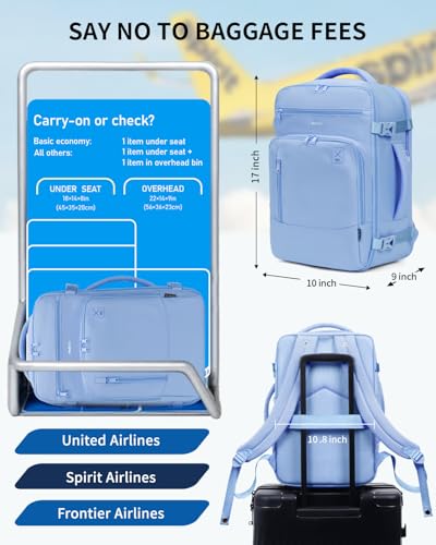 Image of ECOHUB Travel Backpack Airline Approved Under Seat Personal Item Bag