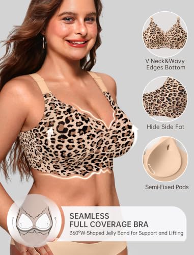 Image of OEAK Women Value Series Jelly Bras Wireless Pushup Convertible Bra
