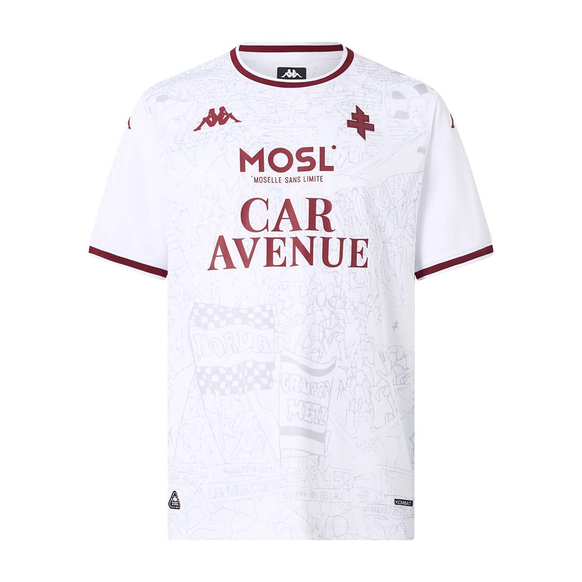 Kappa Kombat 2026 Away FC Metz Act Maillot Unisexe Adulte