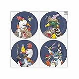 Paperproducts Design PPD 603367 Group Chat Plate Set of 4, 7