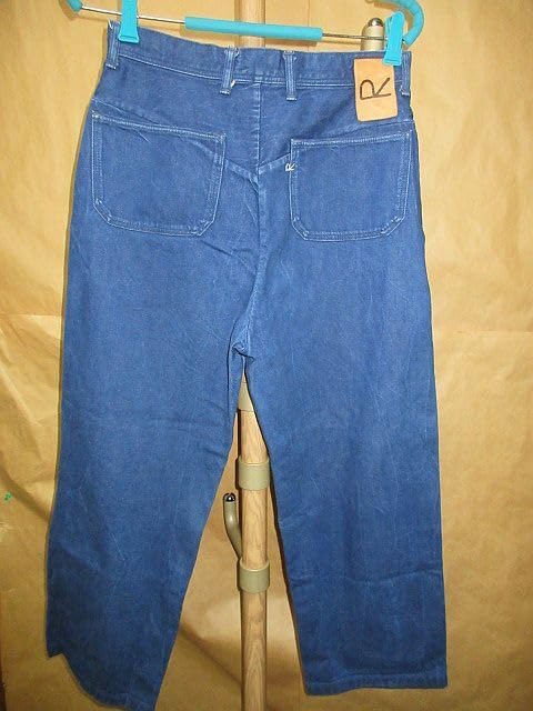 美品 45R ワイドストレートデニム インディゴ 28 45R R by 45rpm ストレートデニムパンツ インディゴブルー28