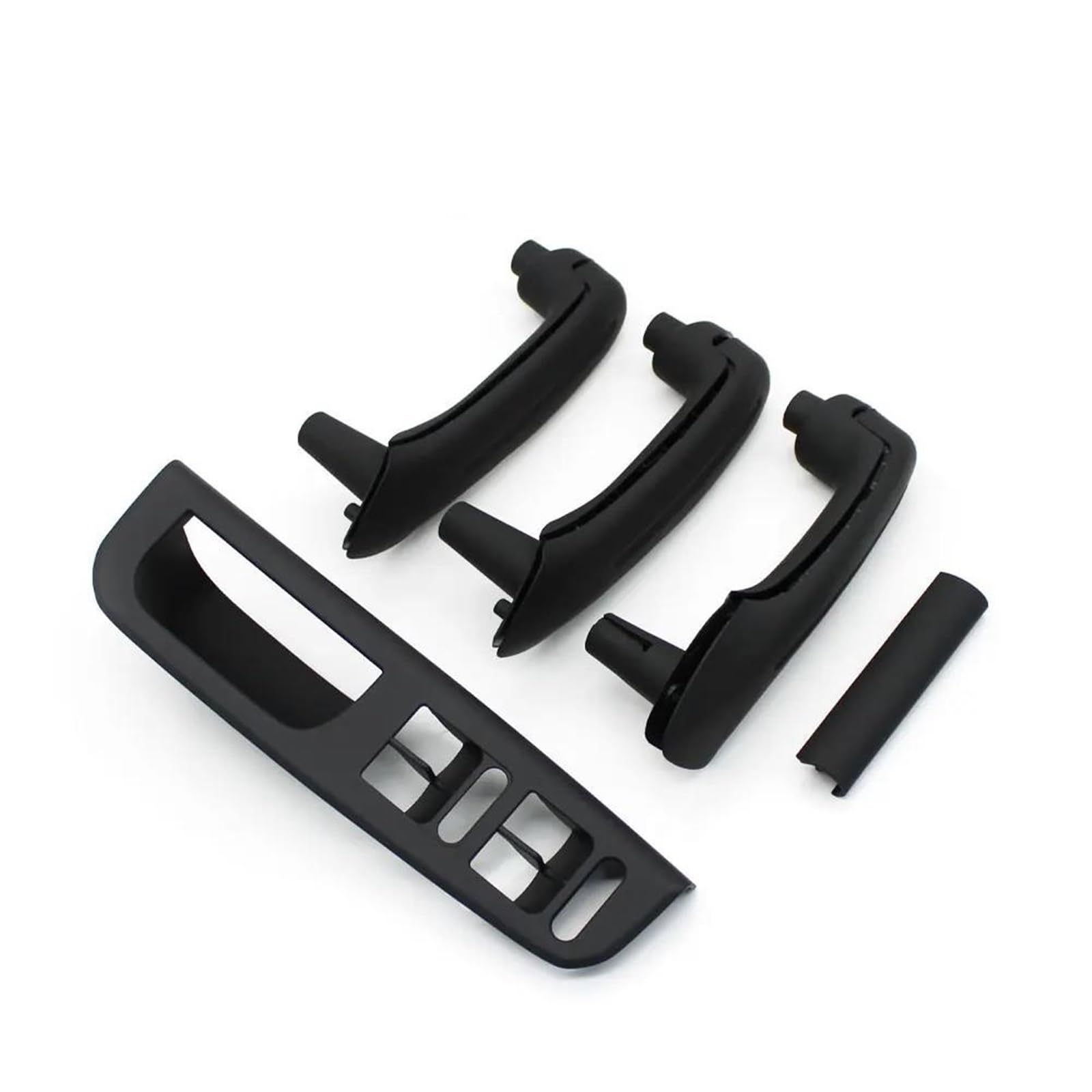 Slimes Rhd Balck 8Pcs Door Handle Car Rhd Interior Car Front Rear Left Right Door Pull Grab Handle For Bora For Golf 4 Mk4 For Jetta 1999-2004(Rhd Balck 8Pcs)
